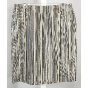 Eric Alexandre Striped Denim Skirt  (like new)